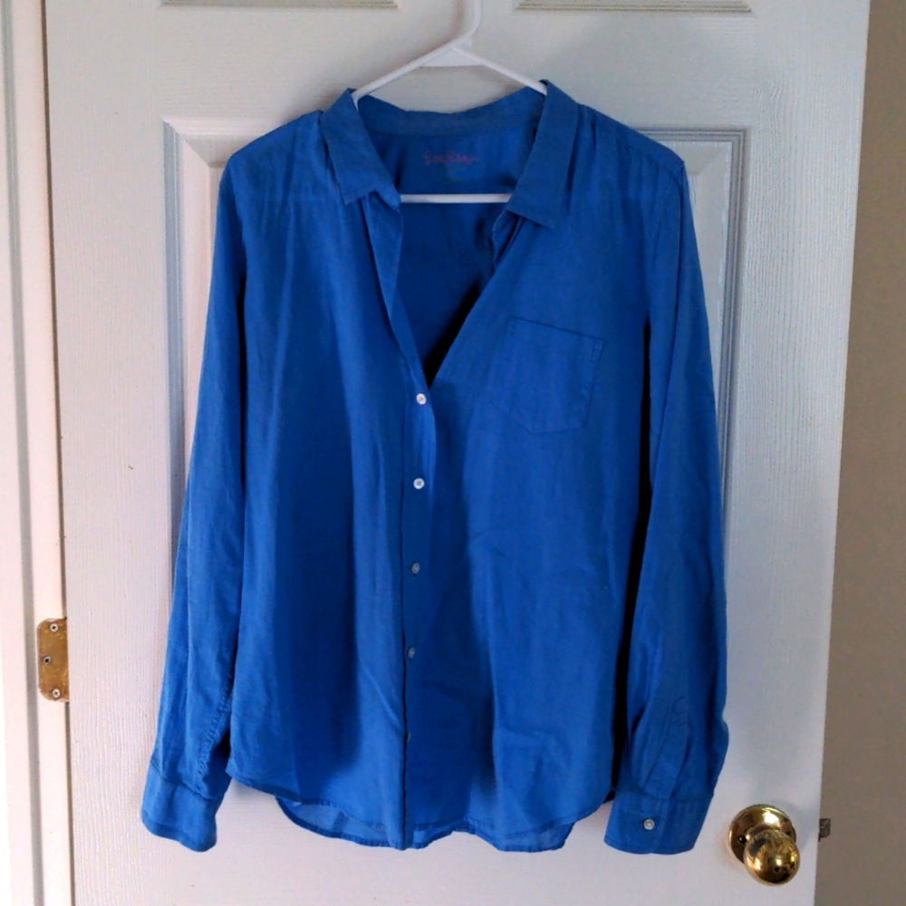 Lilly Pulitzer Anna Maria Long Sleeve Shirt